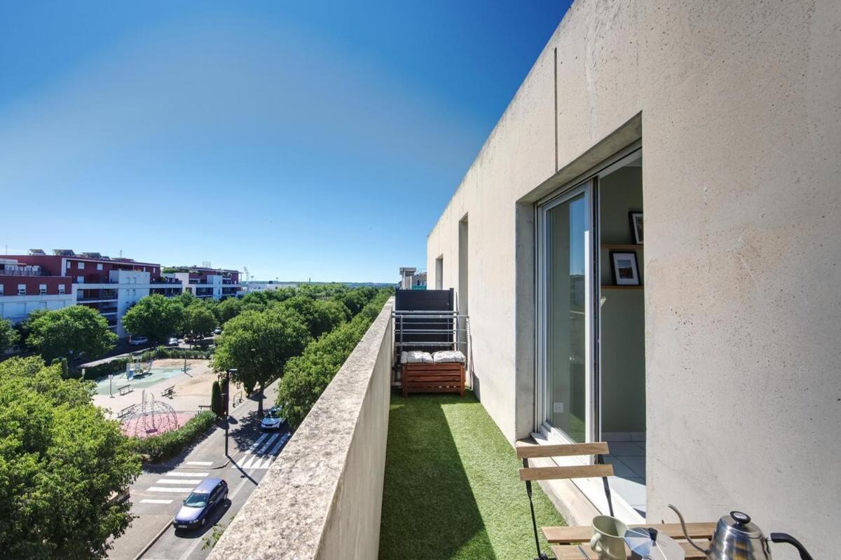 La Palm Room ~ Climatisation ~ Balcon ~ Parking Nimes Exterior photo